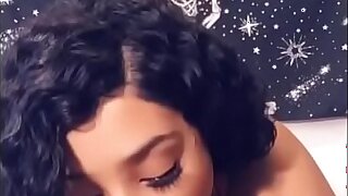 Gorgeous lightskin German teen sucking dick