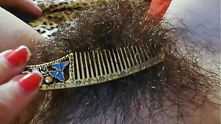 Hairy bush fetish videos the best hairy pussy in close up with big clit