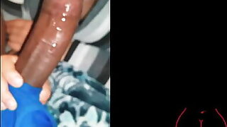 Blonde Slurping Black Cock In Public