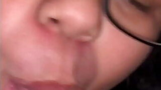 Lustie demon sucks n fucks a fan