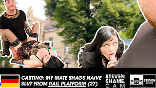 EMO girl gets fucked in PUBLIC! StevenShame.dating