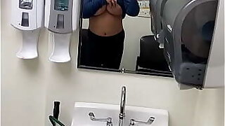 Horny Slut Flashes Titties in Doctors Office