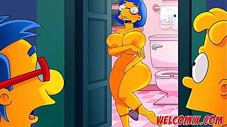The collection of porn magazines - The Simptoons