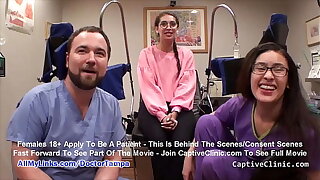 TSA Agent Lilith Rose Strip Searches Kitty Catherine Before Taking Her 4 Cavity Search By Doctor Tampa @CaptiveClinic.com