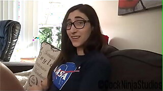 Nerdy Little Step Sister Blackmailed Into Sex For Trip To Spacecamp Private showing - Addy Shepherd