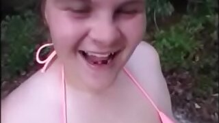Big Tits Mom Deepthroat Step Son Outdoors & Takes Load To Tits